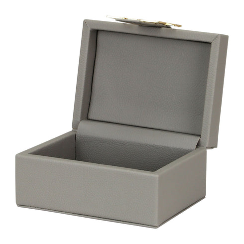 Grey Leather Box Set Geo
